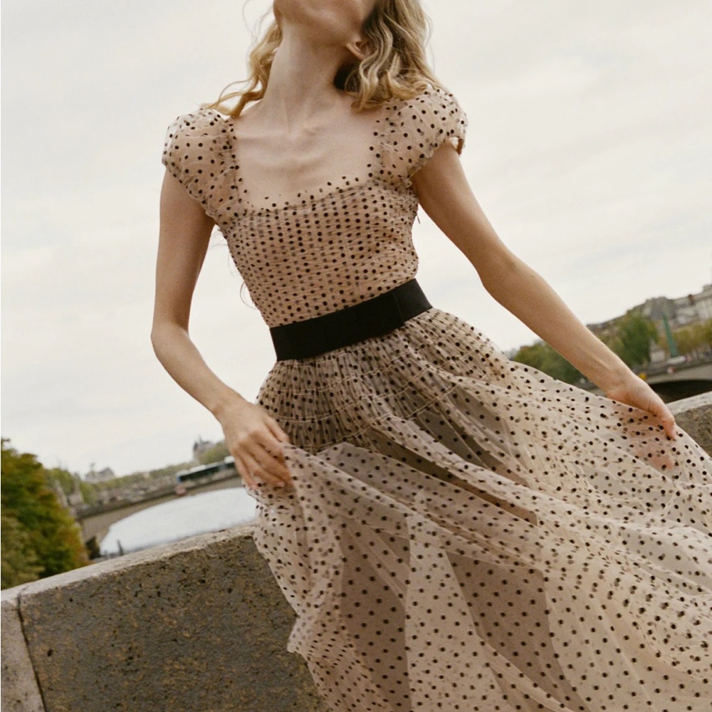 Doen Polka Dot Maxi Dress
